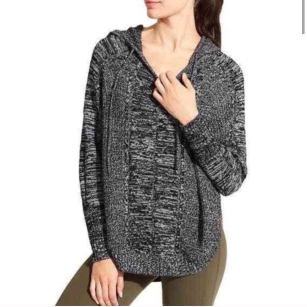 Athleta Borealis Oversized Hoodie Knit Sweater